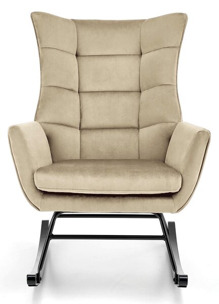 Scaun balansoar Houston 1863, Bej, 92x70x90cm, 14 kg