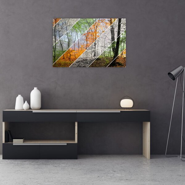 Tablou - Schimbarea anotimpurilor (90x60 cm)