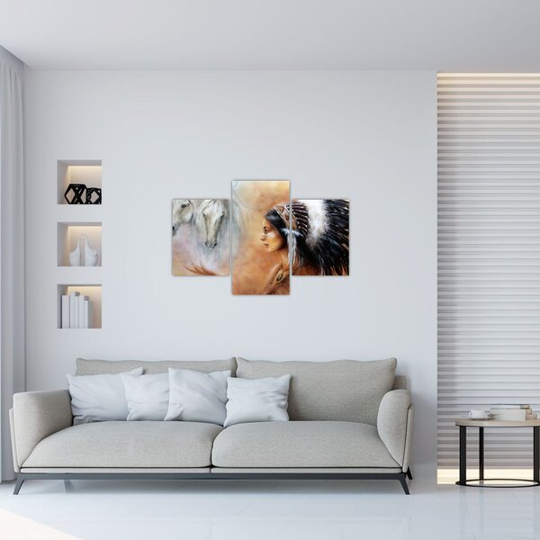 Tablou - Farmecele indienilor (90x60 cm)