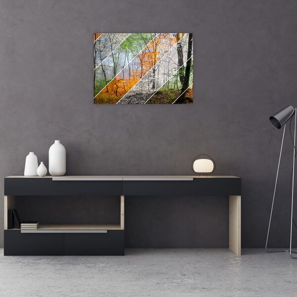 Tablou - Schimbarea anotimpurilor (70x50 cm)
