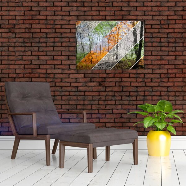 Tablou - Schimbarea anotimpurilor (70x50 cm)