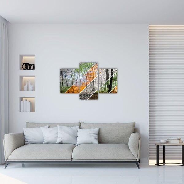Tablou - Schimbarea anotimpurilor (90x60 cm)