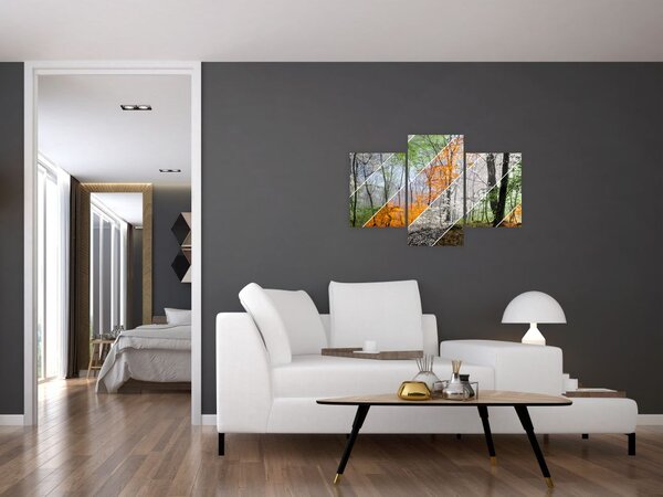 Tablou - Schimbarea anotimpurilor (90x60 cm)