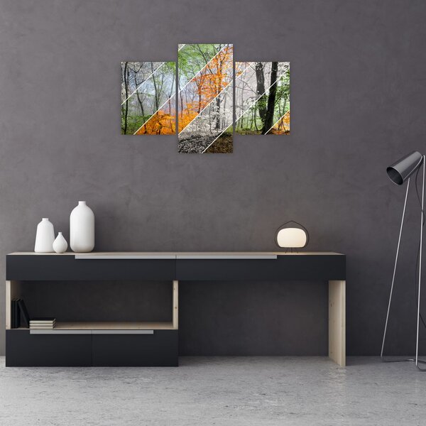 Tablou - Schimbarea anotimpurilor (90x60 cm)
