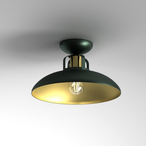 Lustră aplicată Brilagi FLAMENGO 1xE27/60W/230V verde