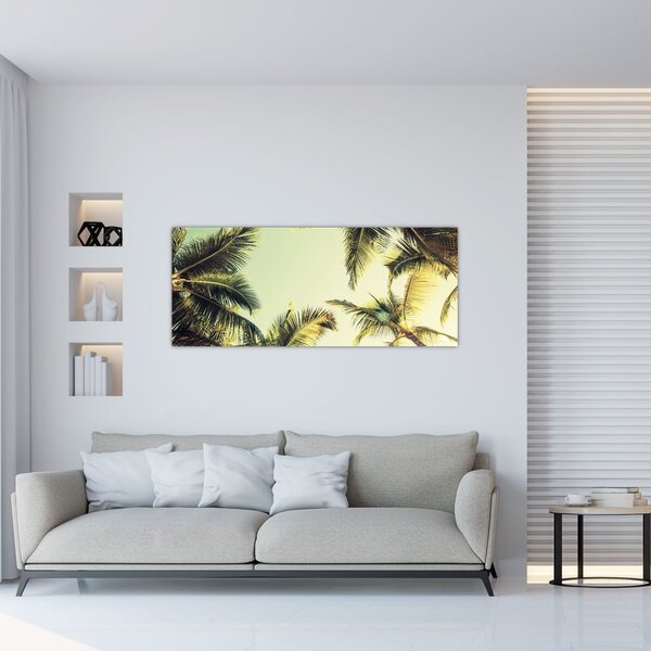 Tablou - Palmieri de cocos (120x50 cm)