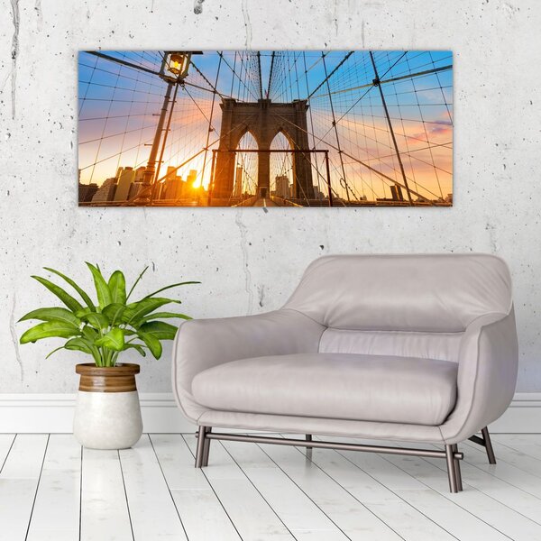 Tablou - Podul Brooklyn, Manhattan, New York (120x50 cm)