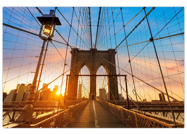 Tablou - Podul Brooklyn, Manhattan, New York (90x60 cm)