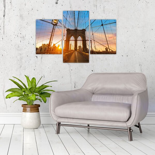 Tablou - Podul Brooklyn, Manhattan, New York (90x60 cm)