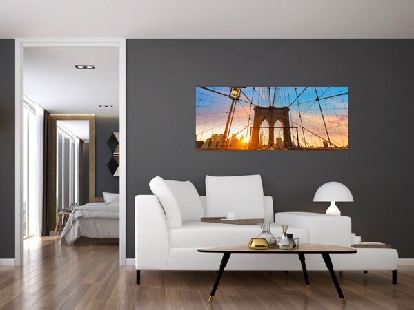 Tablou - Podul Brooklyn, Manhattan, New York (120x50 cm)