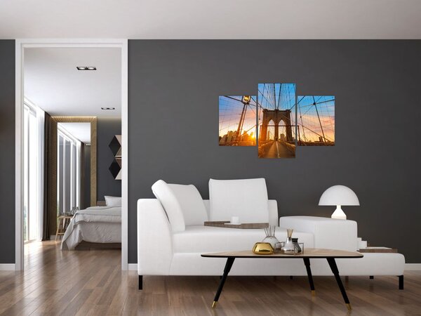 Tablou - Podul Brooklyn, Manhattan, New York (90x60 cm)