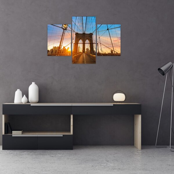 Tablou - Podul Brooklyn, Manhattan, New York (90x60 cm)