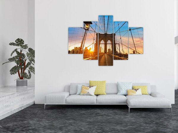 Tablou - Podul Brooklyn, Manhattan, New York (150x105 cm)