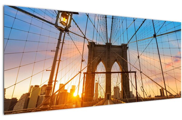 Tablou - Podul Brooklyn, Manhattan, New York (120x50 cm)