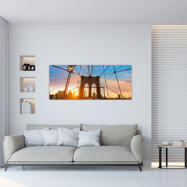 Tablou - Podul Brooklyn, Manhattan, New York (120x50 cm)