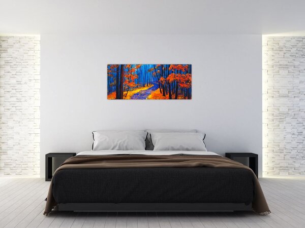 Tablou - Pădurea toamna (120x50 cm)