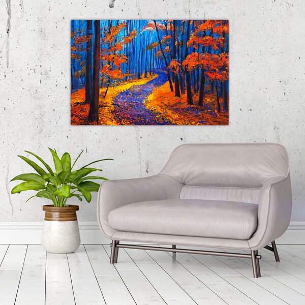 Tablou - Pădurea toamna (90x60 cm)