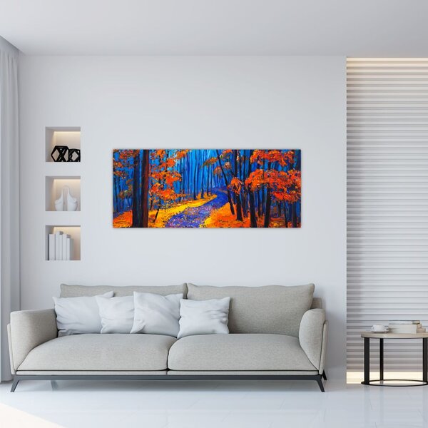 Tablou - Pădurea toamna (120x50 cm)