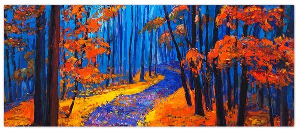 Tablou - Pădurea toamna (120x50 cm)