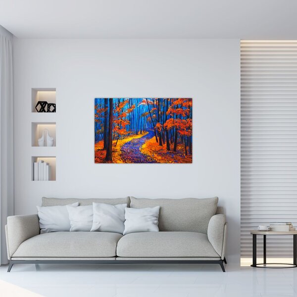 Tablou - Pădurea toamna (90x60 cm)