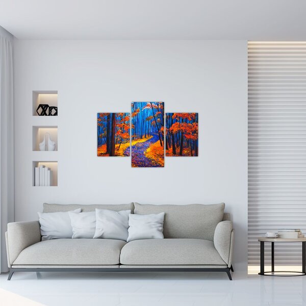Tablou - Pădurea toamna (90x60 cm)