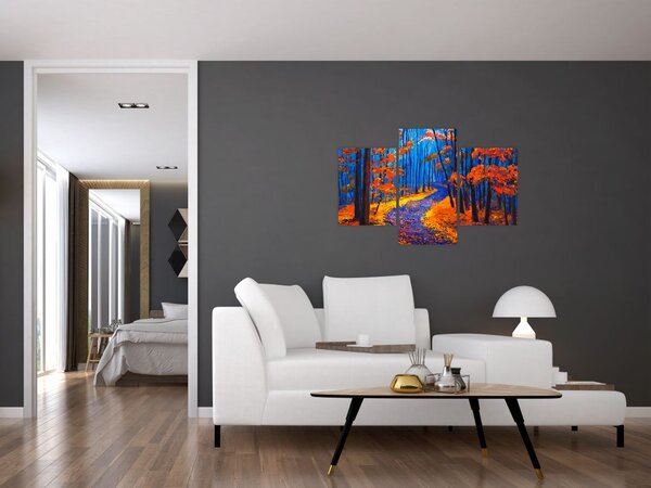 Tablou - Pădurea toamna (90x60 cm)