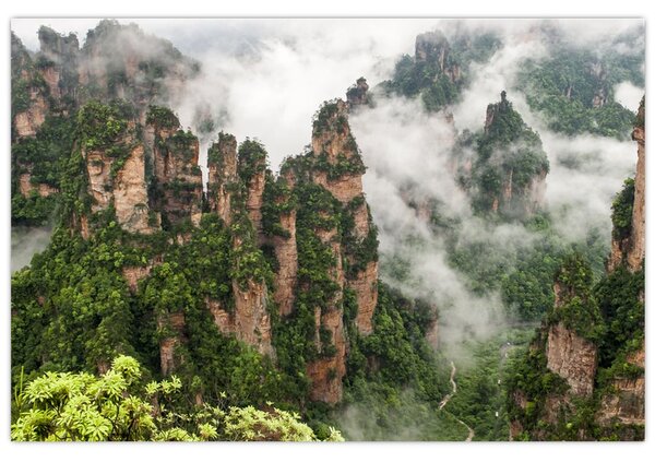 Tablou - Parcul Național Zhangjiajie, China (90x60 cm)