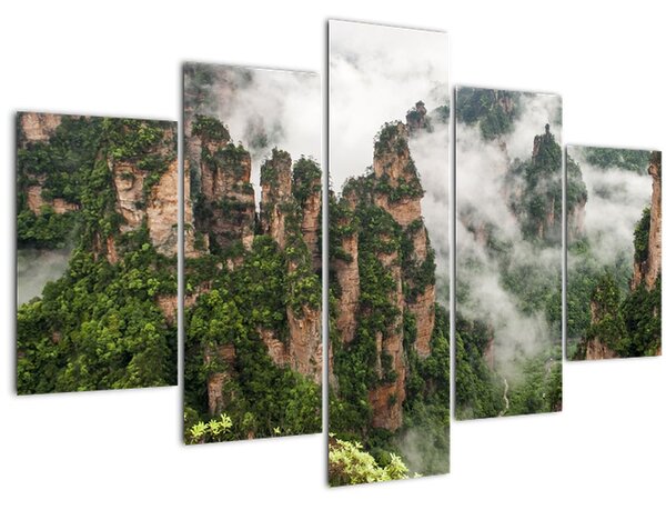 Tablou - Parcul Național Zhangjiajie, China (150x105 cm)