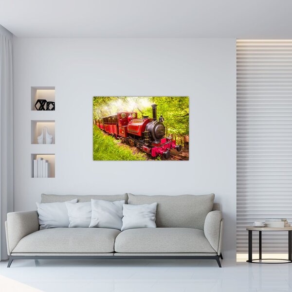 Tablou - Tren cu aburi (90x60 cm)