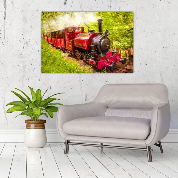Tablou - Tren cu aburi (90x60 cm)