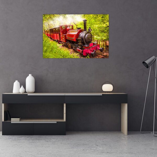 Tablou - Tren cu aburi (90x60 cm)