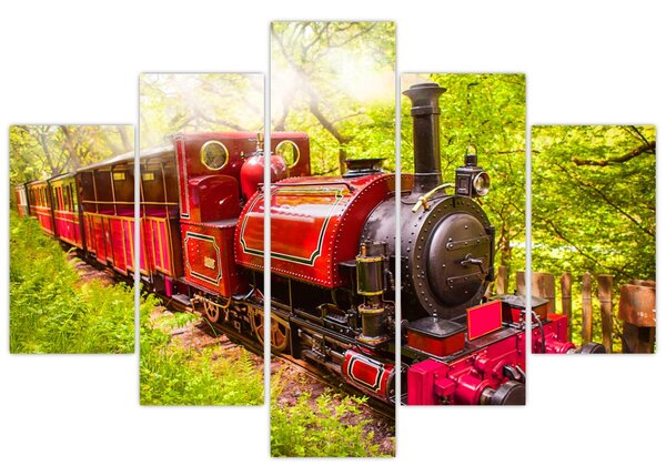 Tablou - Tren cu aburi (150x105 cm)