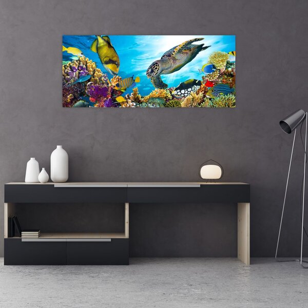 Tablou - Recif de corali (120x50 cm)
