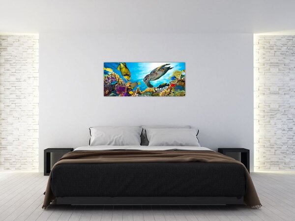 Tablou - Recif de corali (120x50 cm)