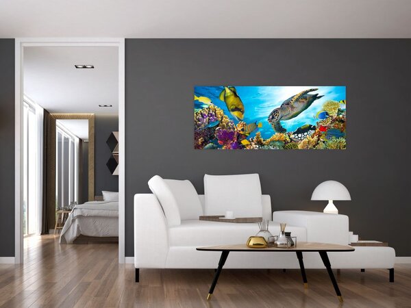 Tablou - Recif de corali (120x50 cm)