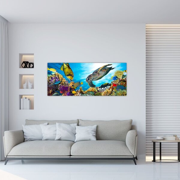 Tablou - Recif de corali (120x50 cm)