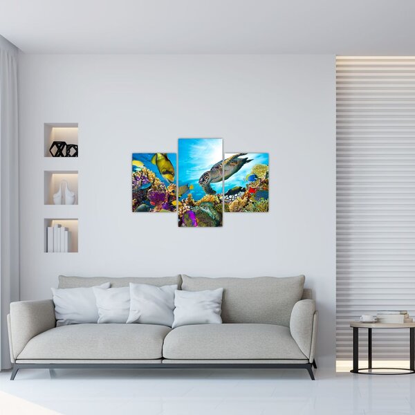 Tablou - Recif de corali (90x60 cm)
