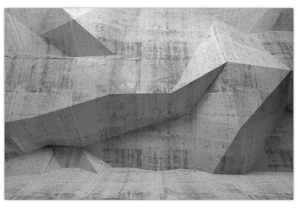 Tablou - 3D zid (90x60 cm)