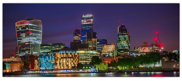 Tablou - Londra seara (120x50 cm)