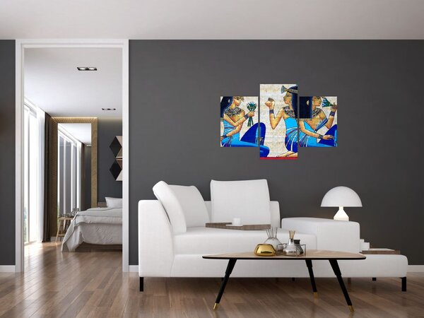Tablou - Picturi egiptene (90x60 cm)