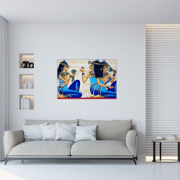 Tablou - Picturi egiptene (90x60 cm)