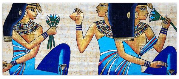 Tablou - Picturi egiptene (120x50 cm)
