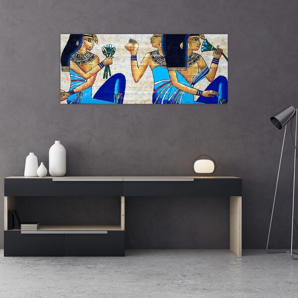 Tablou - Picturi egiptene (120x50 cm)