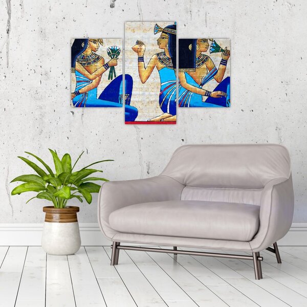 Tablou - Picturi egiptene (90x60 cm)