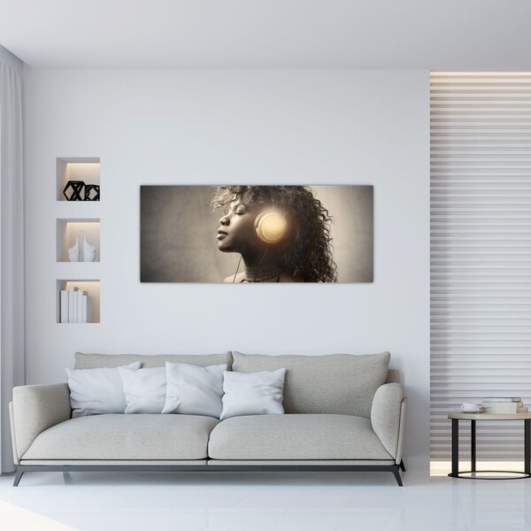 Tablou - Puterea muzicii (120x50 cm)