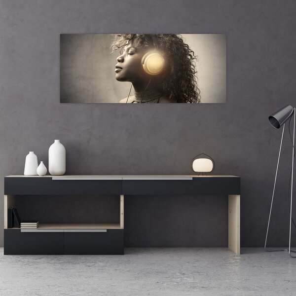 Tablou - Puterea muzicii (120x50 cm)
