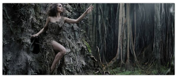 Tablou - Zâna pădurii (120x50 cm)