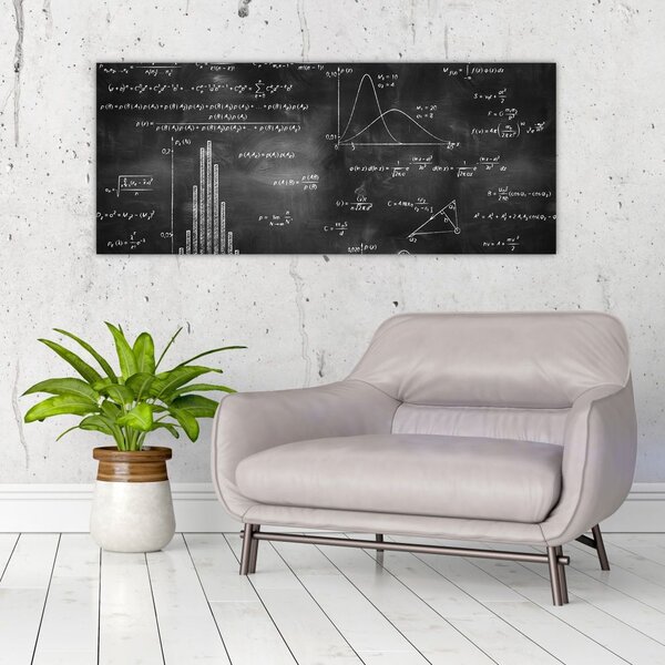 Tablou - Dragoste de numere (120x50 cm)