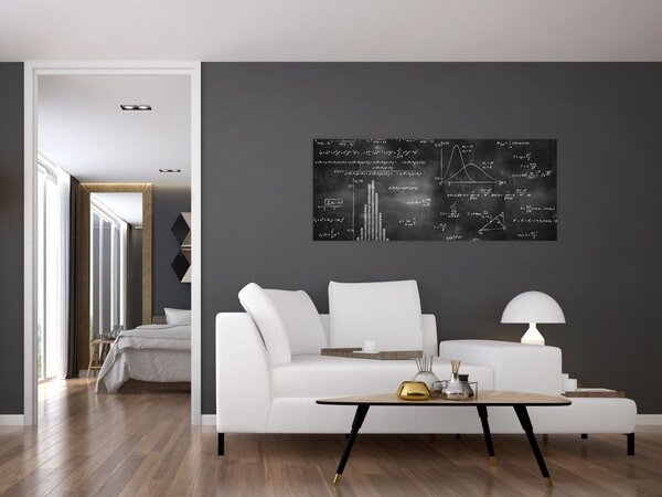 Tablou - Dragoste de numere (120x50 cm)