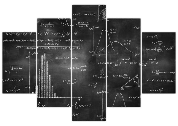 Tablou - Dragoste de numere (150x105 cm)